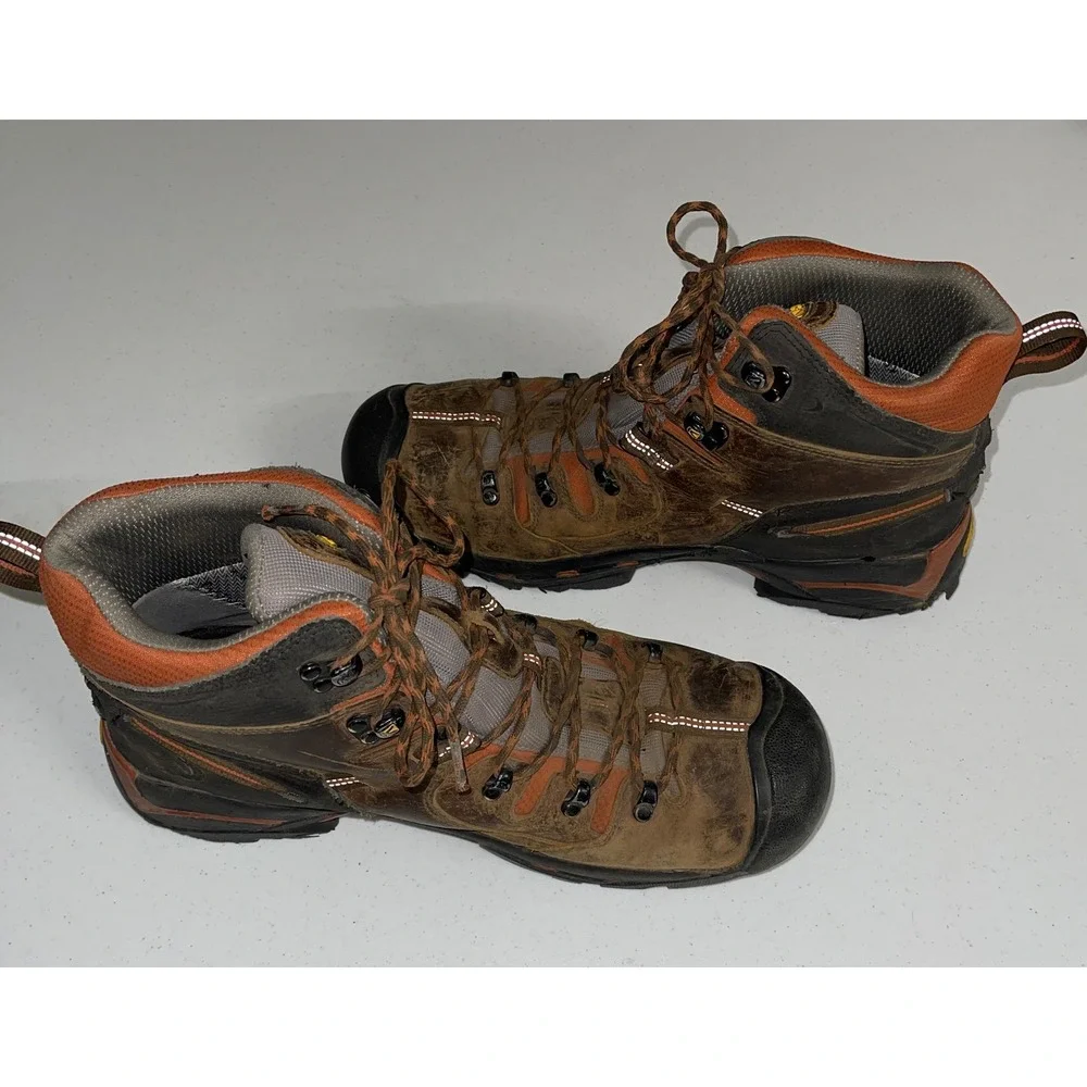 Keen Utility Mens 14D Brown Leather Waterproof EH Rated Hiking Boots 1009709D